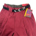 Mens 80s Vintage Cotler Best 28L Maroon Dark Red Dress Pants Parachute Jeans