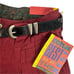 Mens 80s Vintage Cotler Best 28L Maroon Dark Red Dress Pants Parachute Jeans