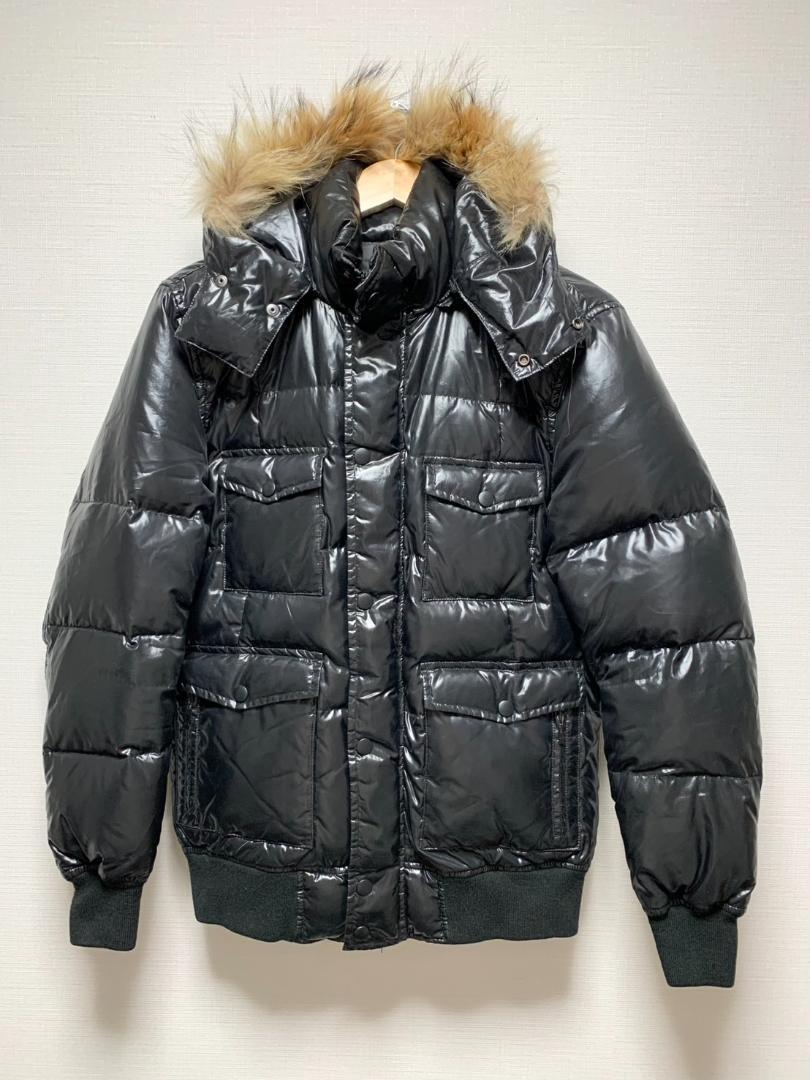[SCHLUSSEL] Y2K Shiny Down Jacket 3 Black