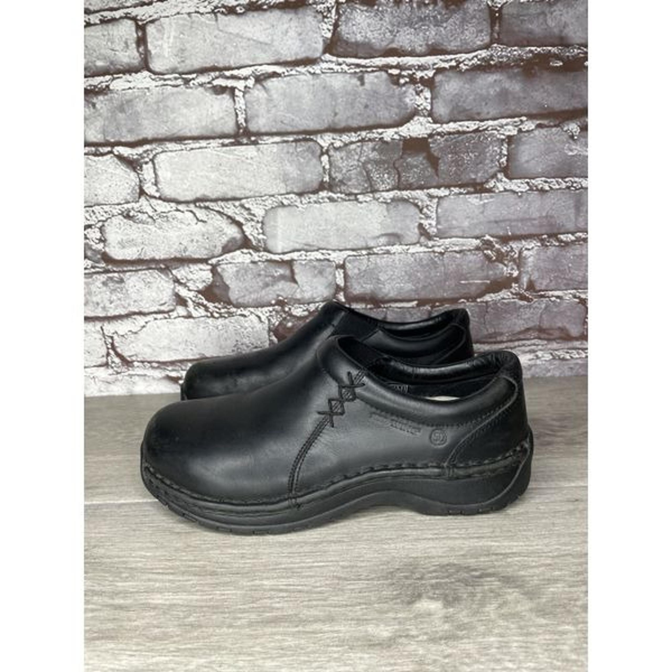 Red Wing Shoes 2321 Black Leather Slip On Workwear Safety Toe Size 37EU/6.5M US