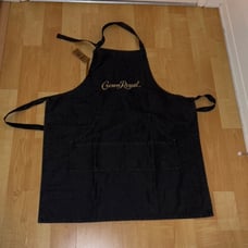 NEW Crown Royal Whiskey Black Denim Bartender Apron with Pockets. Brand new, ne