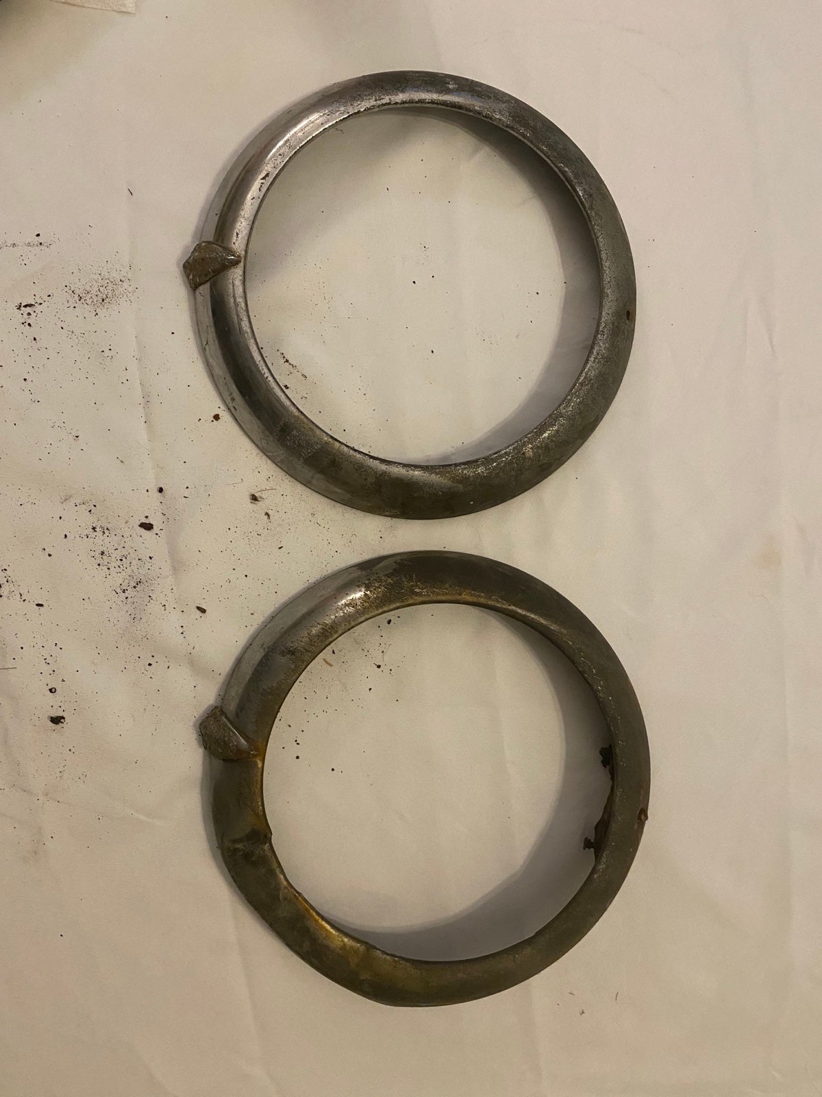 Vintage chrome headlight housings. 1940’s - 1950’s