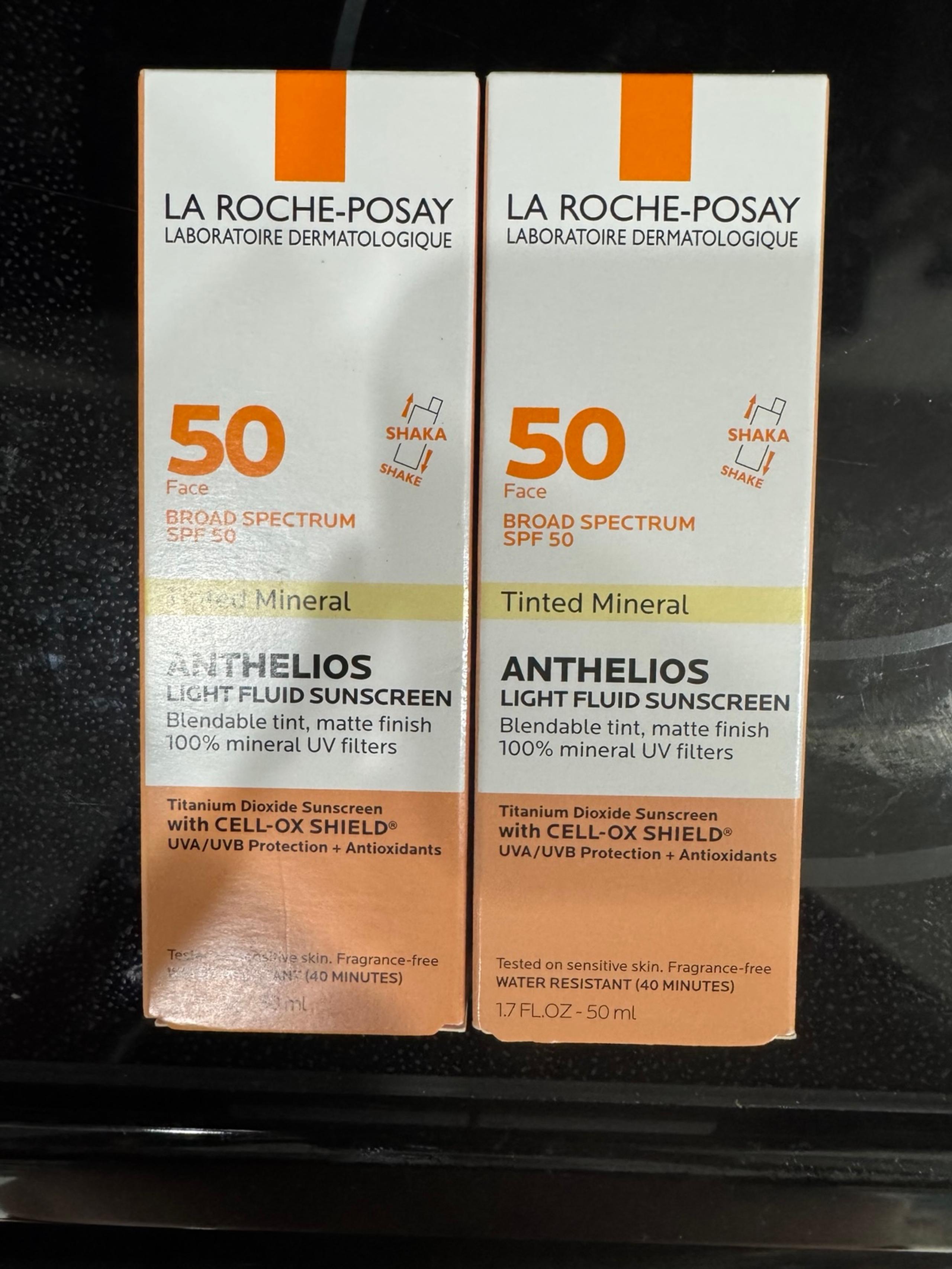 La Roche-Posay Mineral Anthelios SPF 50 Tinted Mineral Face Sunscreen 2ct
