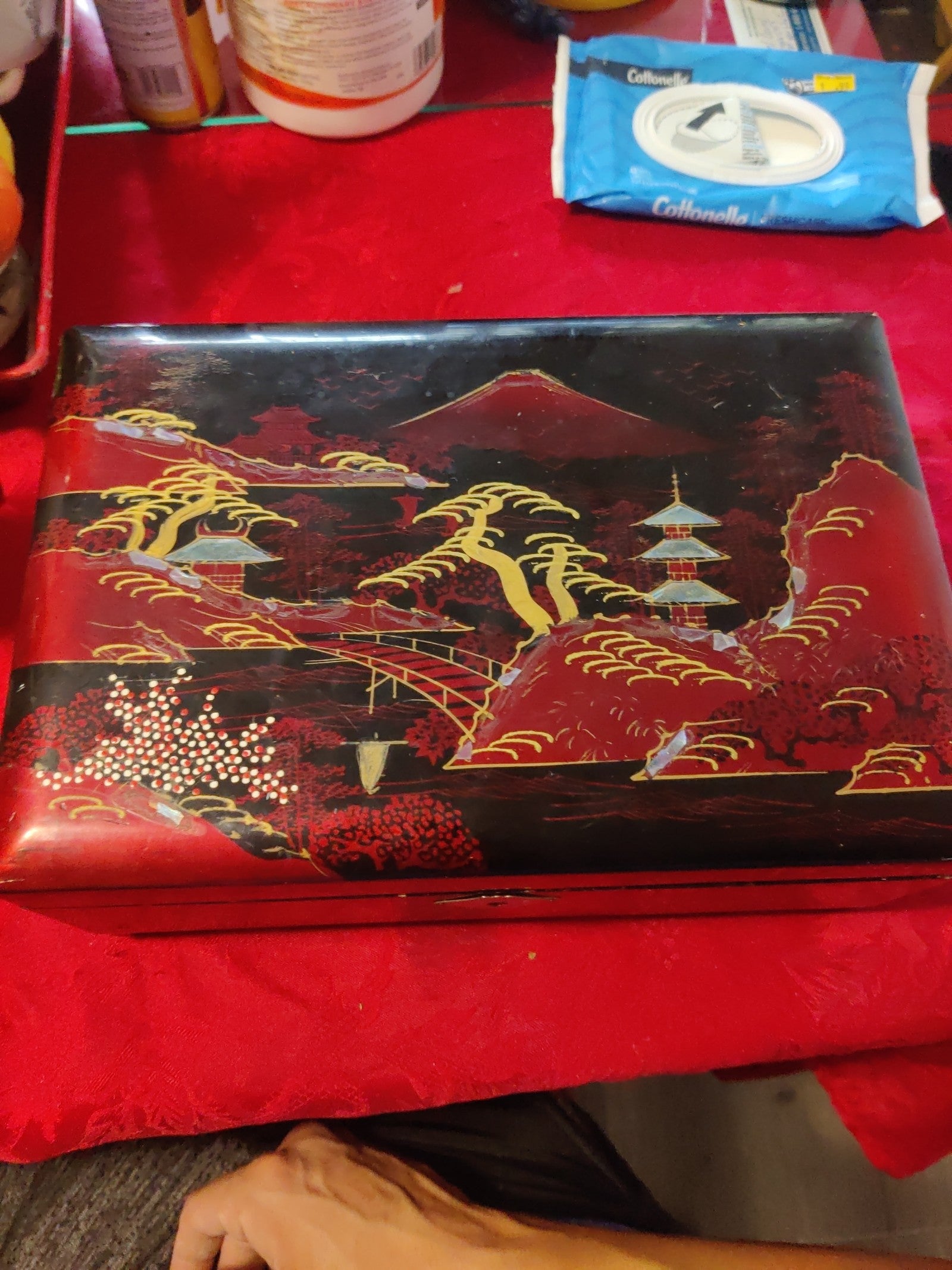 Japanese Lacquerware Music Box, 1920s