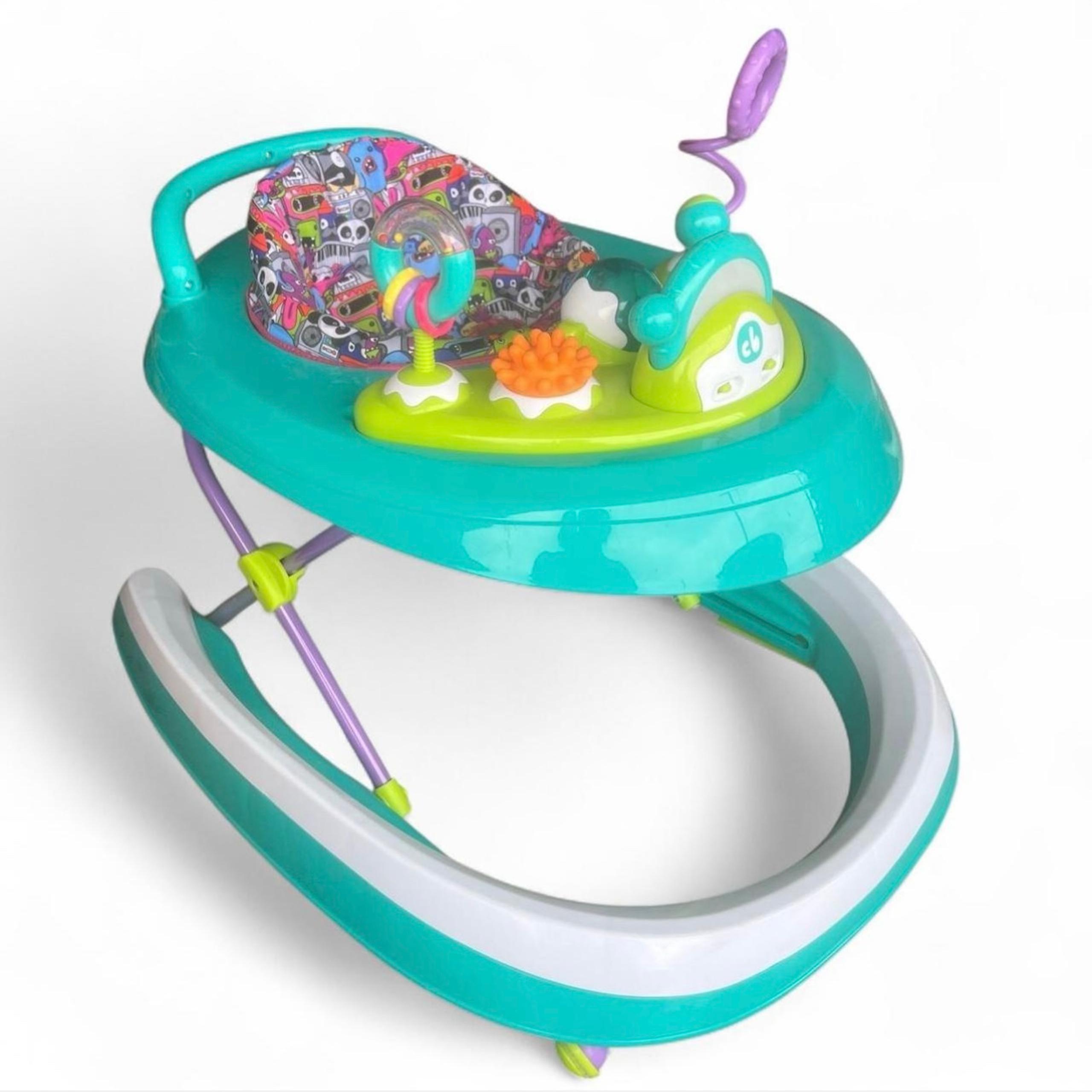 Preowned Creative Baby Foldable 2-in-1 Walker with Electronic and Sensory Toys