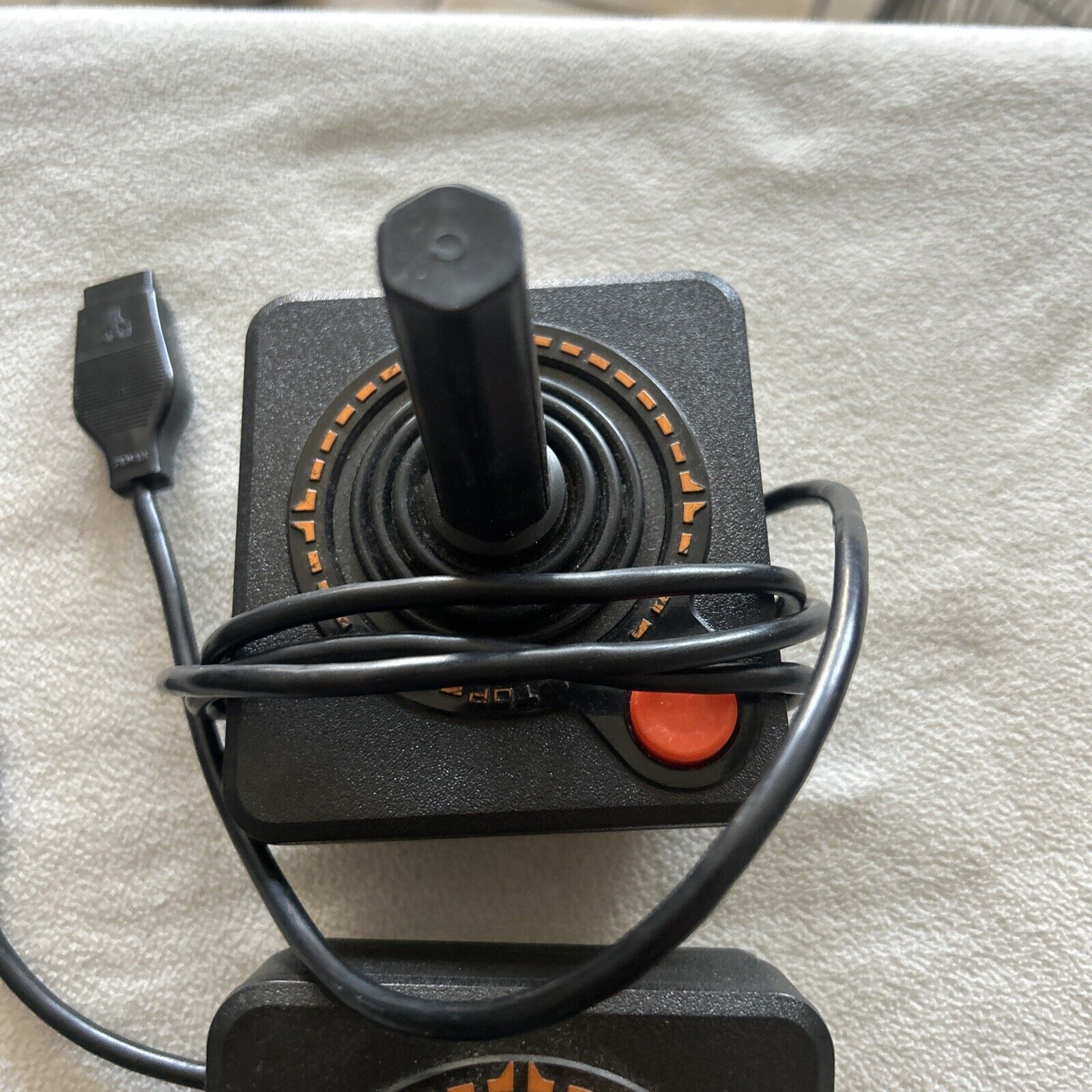 Lot Of Two CX-40 Atari Heavy Sixer Joystick Controllers. Tested And Working.