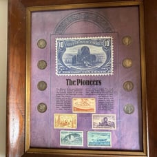 The Pioneers with mercury dimes and stamps