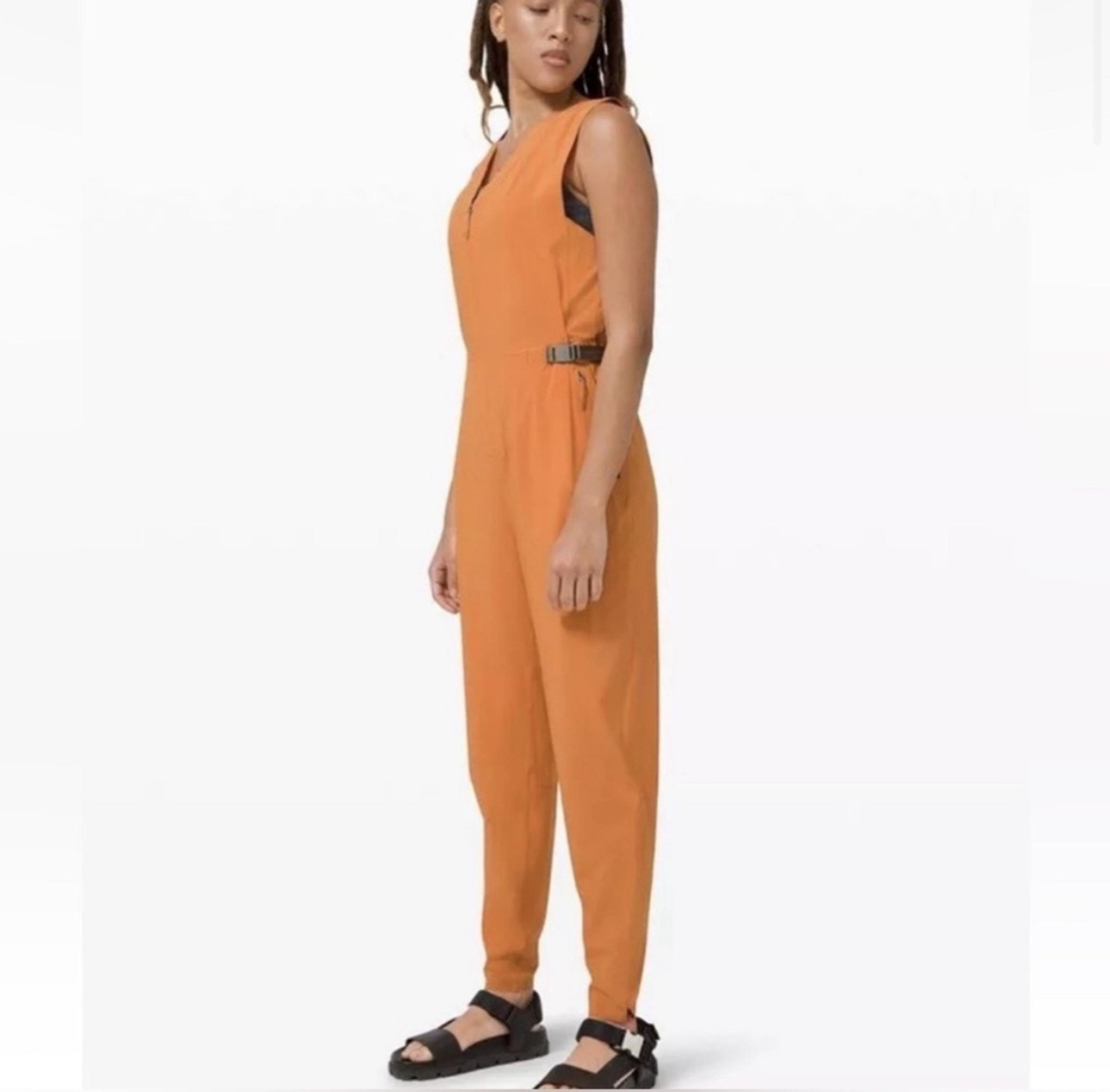 NWOT Lululemon Lab Sarala jumpsuit in tangerine