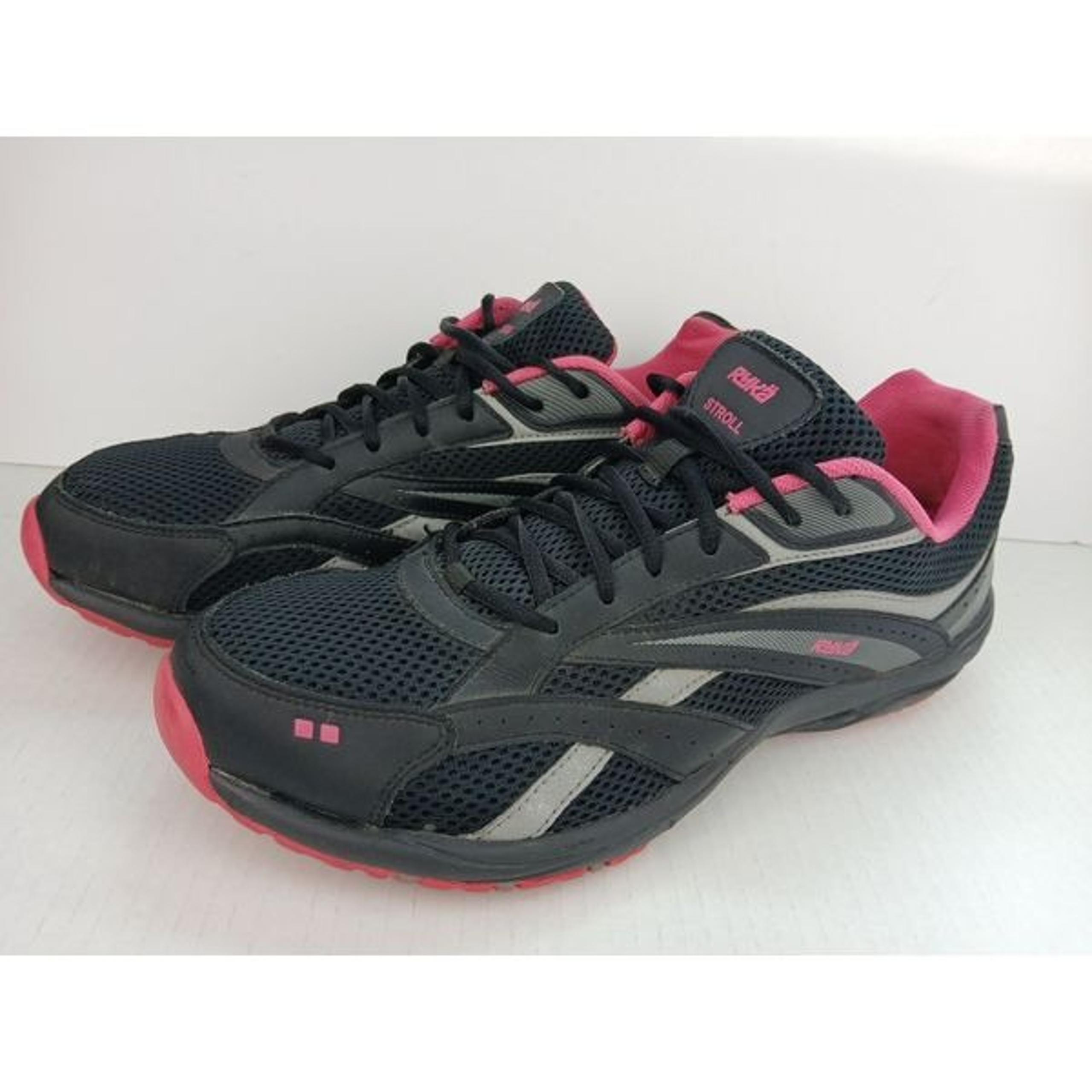 Ryka Stroll Women's Size 12 Black/pink Athletic Shoes K28183WBNP Sneakers Lace