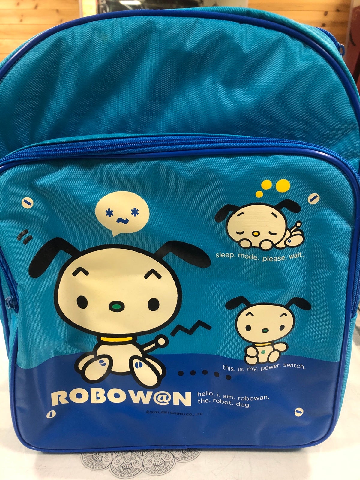 Vtg Sanrio 2001 Robowan Backpack New