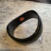 Vintage Asymmetrical Black Wavy Bangle Bracelet Made in West Germany
