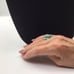Turquoise Ring Sterling Silver Native American Unsigned 5.7g Size 6.25