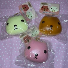 Kapibarasan Head Bun Squishy Set