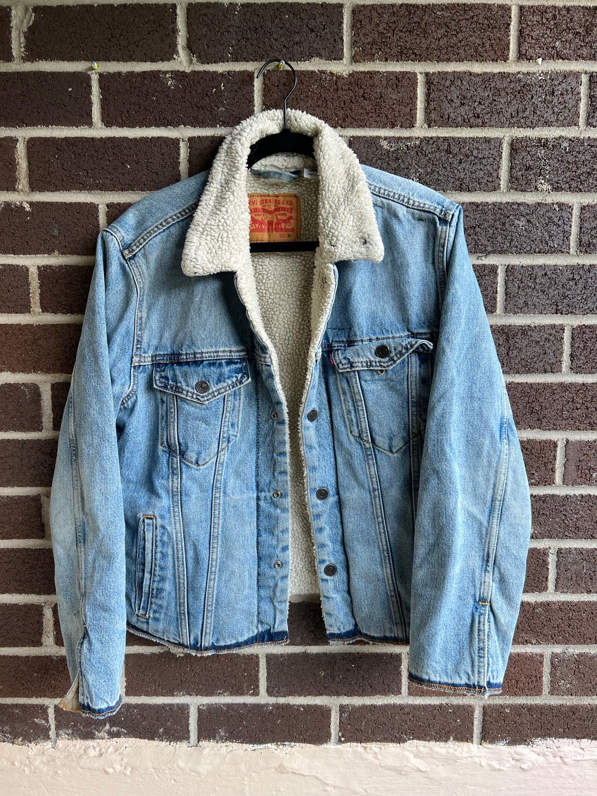 Denim Sherpa jacket