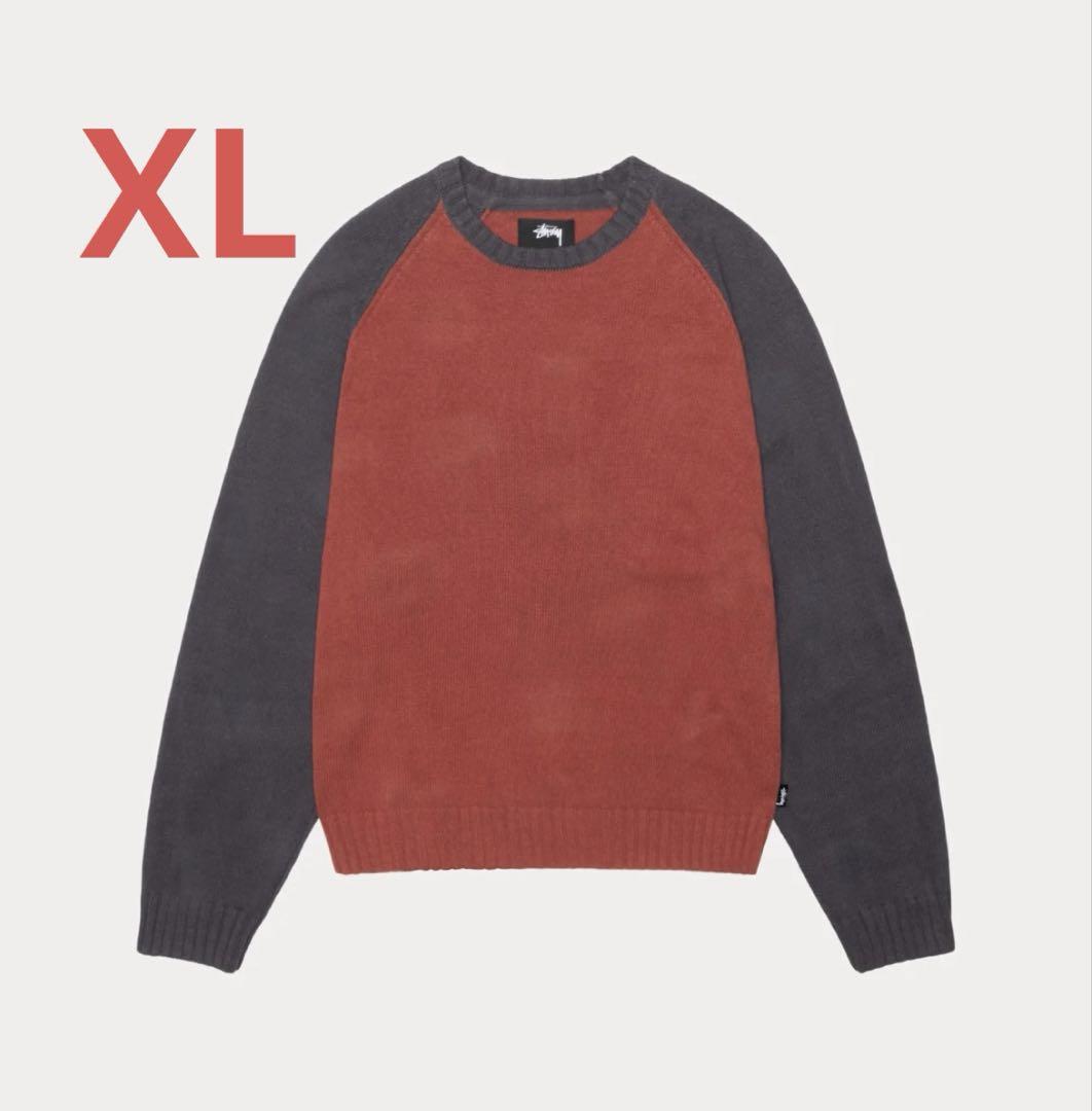 Stüssy Colorblocked Raglan Knit Crew