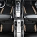 Waterproof Universal Fit Car Floor Mats, Leopard Print Car Mats Fit fo