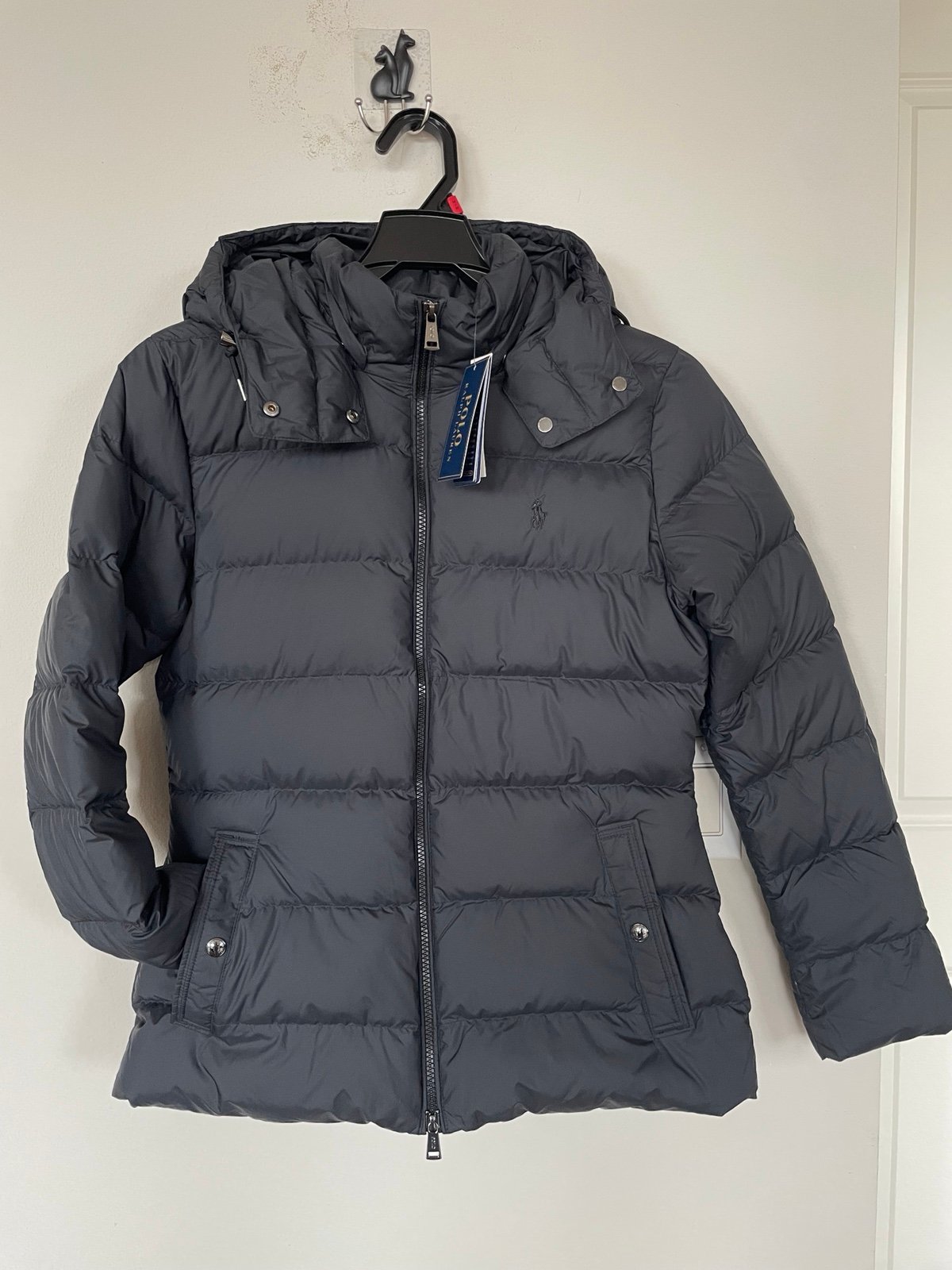 NWT POLO RALPH LAUREN Women Puffer down Jacket black size M
