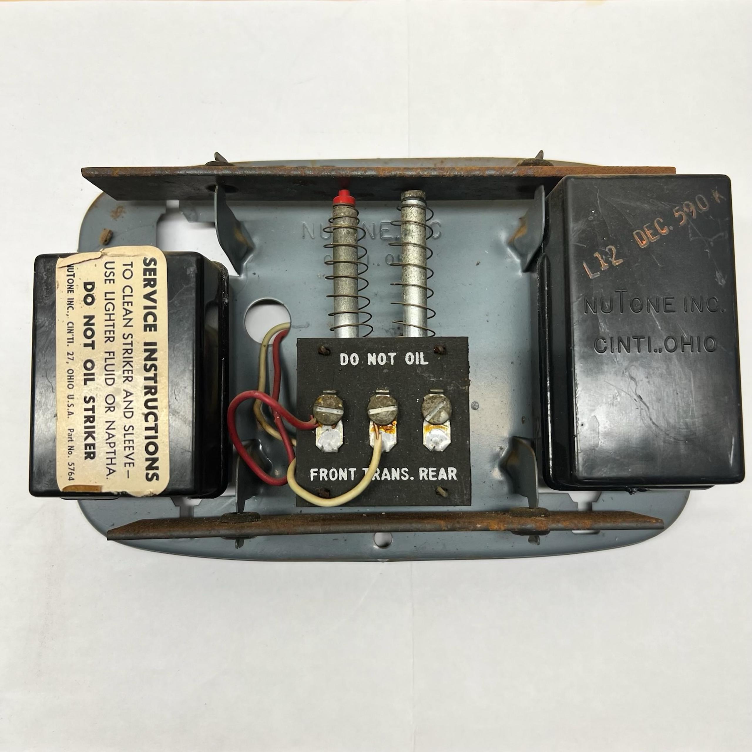 MCM doorbell chime NuTone Vintage Home VHTF hardwired