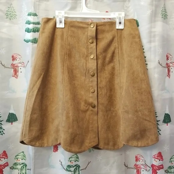 Soft Suede Skirt