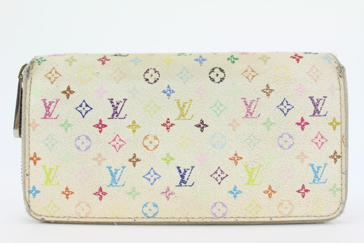 Louis Vuitton White Monogram Multicolor