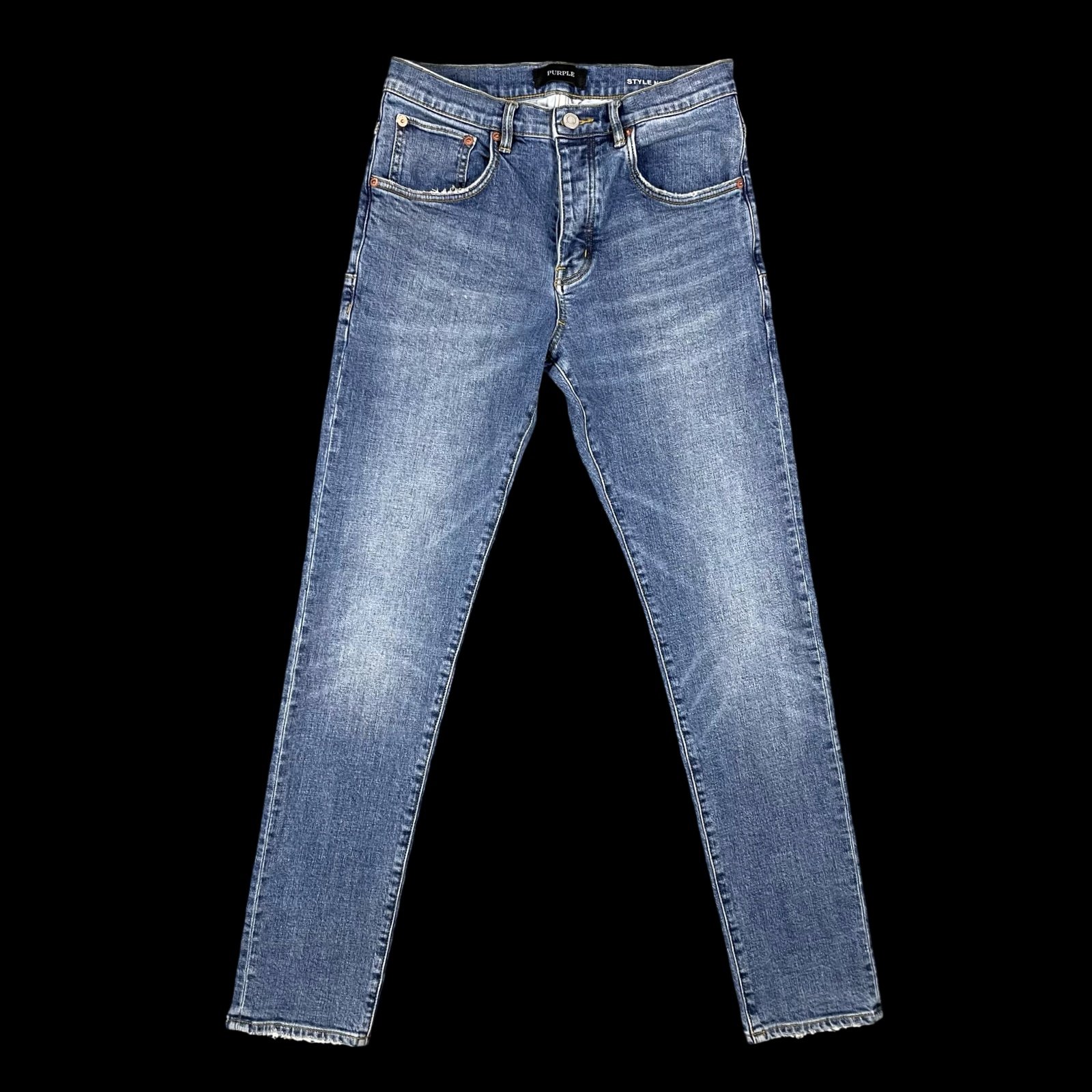 PURPLE BRAND Mens Jeans Size 30 (Actual 28x30) Blue Slim Straight P005 365 EUC