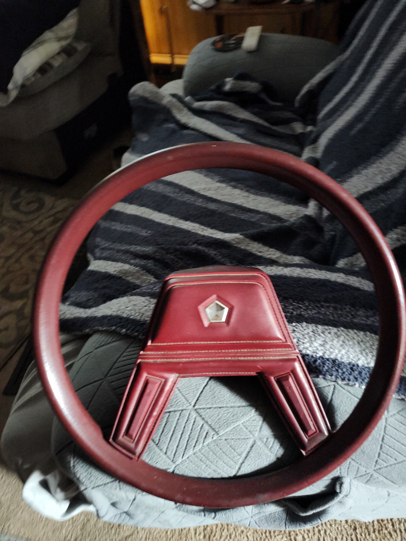 Vintage 1982 plymouth steering wheel
