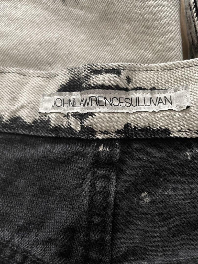 BLEACHED DENIM WIDE PANTS – JOHN LAWRENCE SULLIVAN