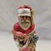 Pam SCHIFFERL Santa Red Cardinal Swinging Lantern 4 Ornament