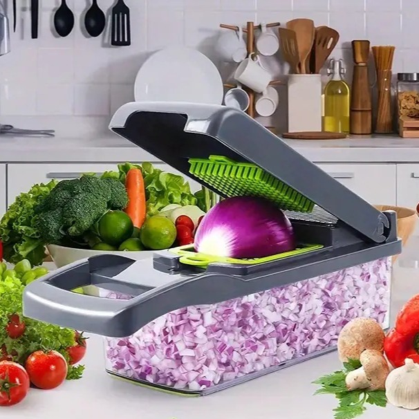 Vegetable Chopper, Multifunctional Fruit Slicer, Handle Food Grater, Vegetable S