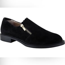BeautiFeel Suede Loafers Black Comfort Shoes Women's Size EU 37/US 6-6.5