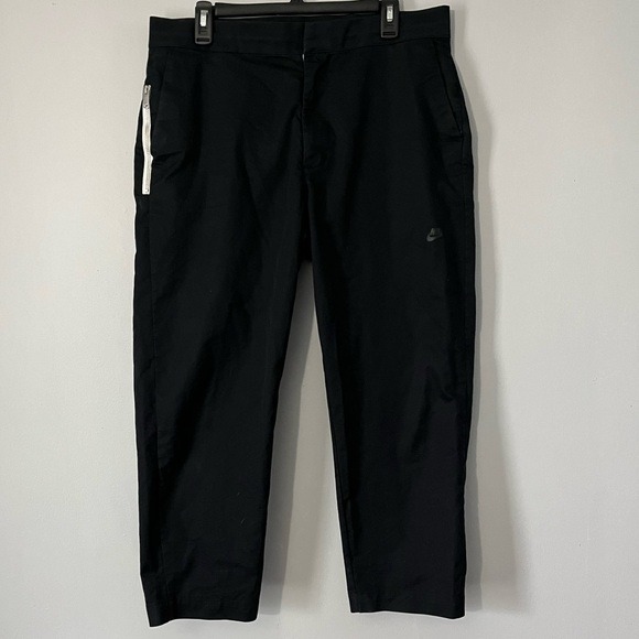 Nike Mens Black pants cotton Polyester Blend size 34