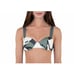 Mei L’ange Women's Olivia Bikini Top Green Mosaic Size Small ML2006 MSRP 95
