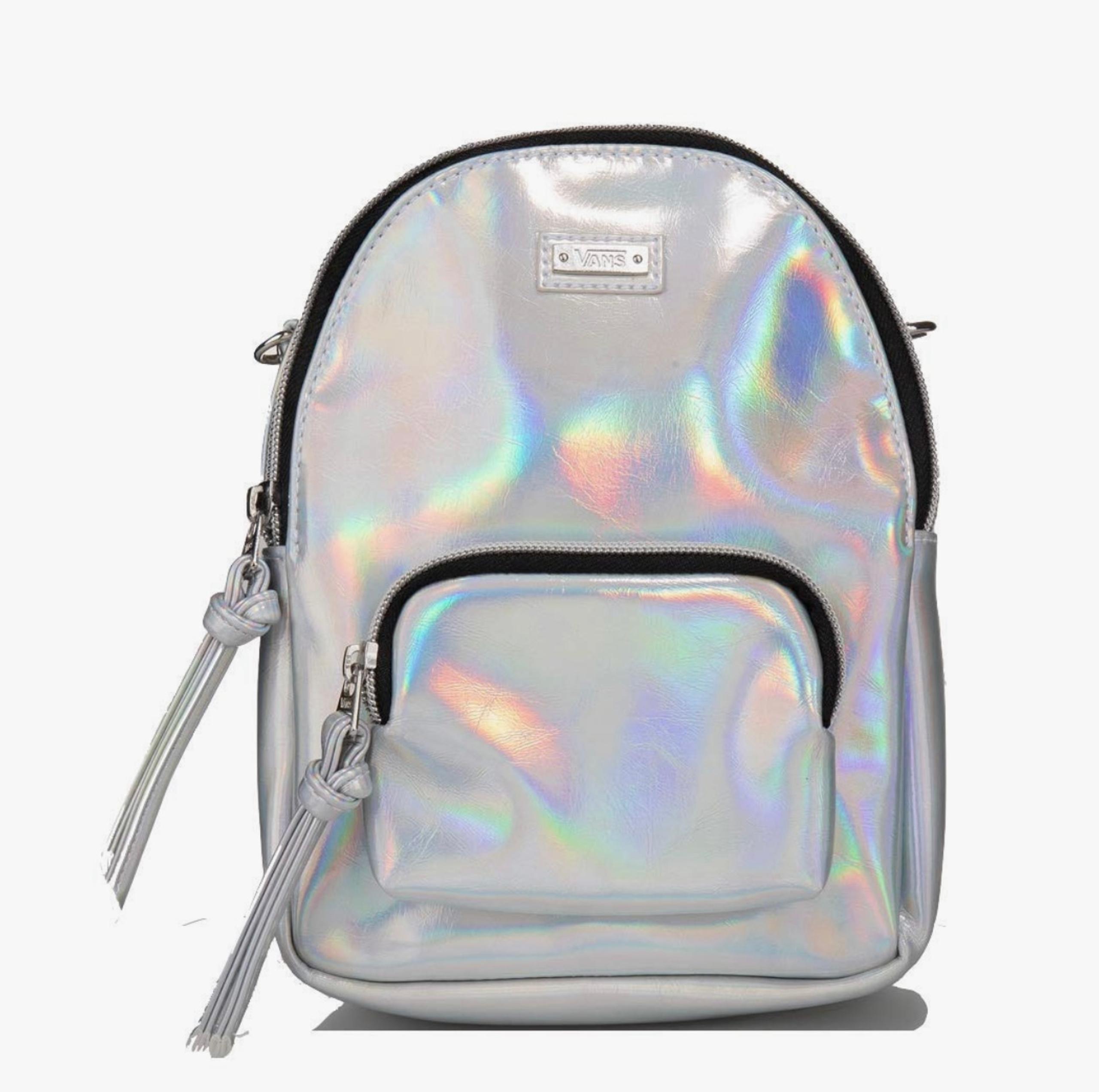 Vans Iridescent Holographic Mini Backpack Bag Purse