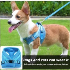 Cat Dog Harness Adjustable Vest Walking Lead Leash For Puppy Dogs Large Size