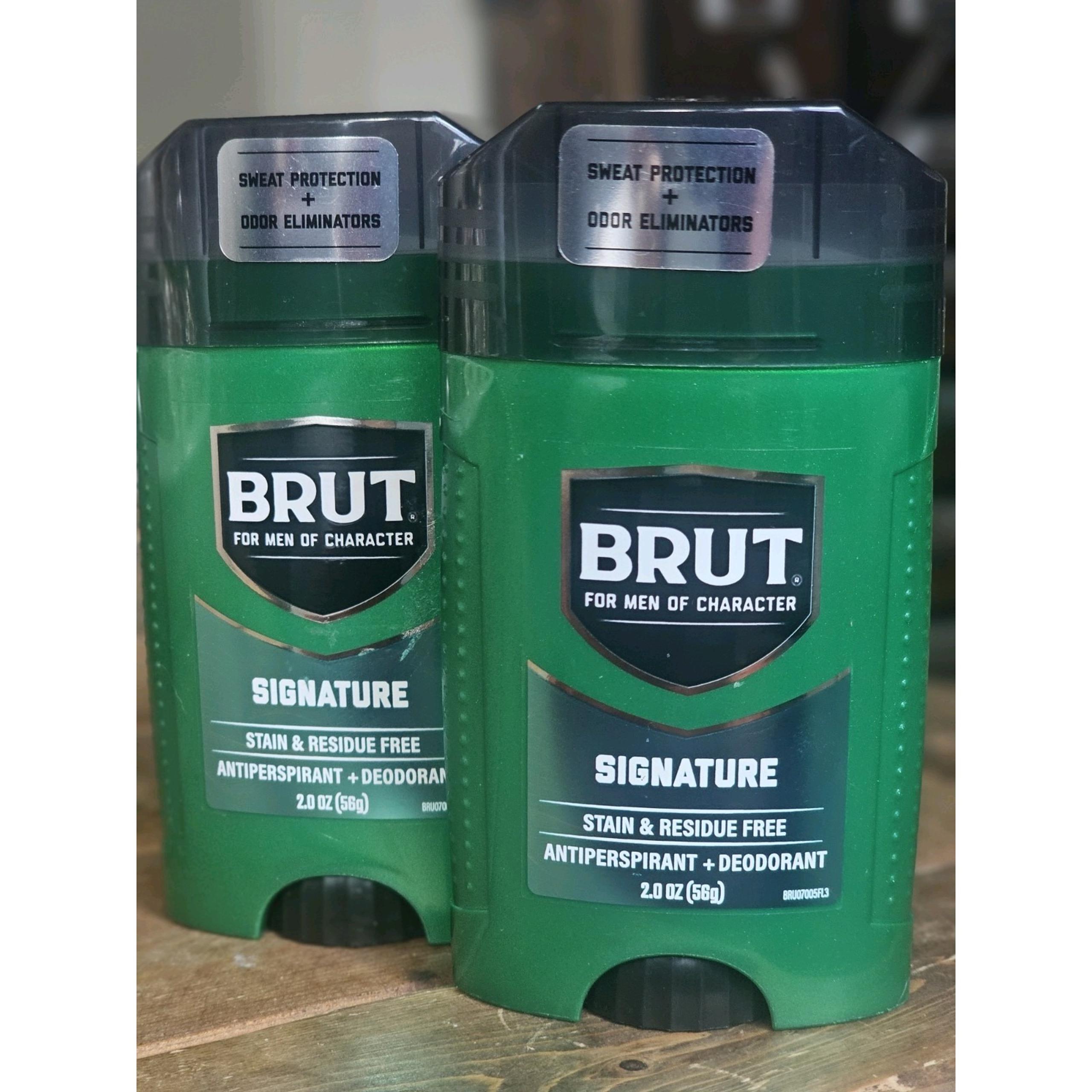 Brut Signature Scent Antiperspirant and Deodorant - Scented Deodorant Stick for