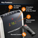 Oscillating Digital Ceramic Tower Heater for Large Rooms,