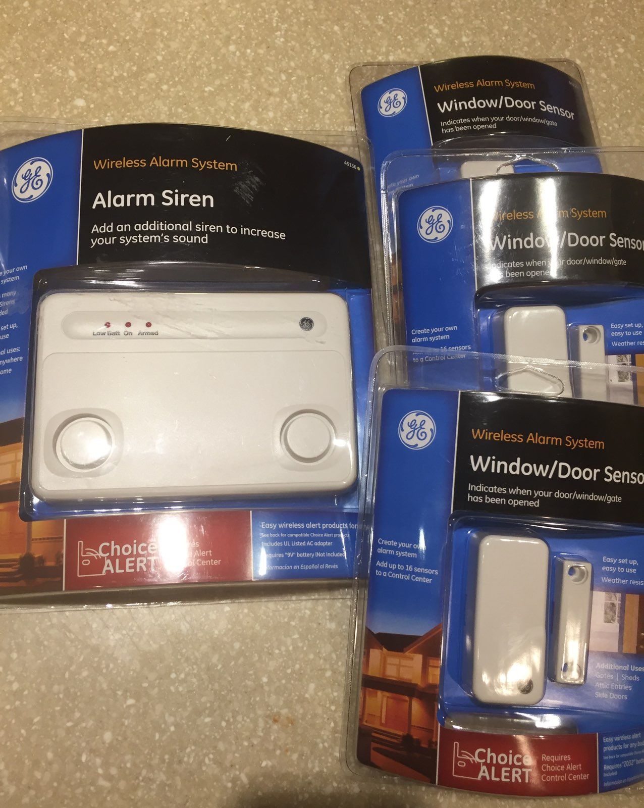 GE Choice Alert Alarm System Bundle
