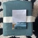 Casaluna Full Queen Size Dark Teal Heavyweight Linen Duet Cover Sham Set
