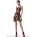 Alice + Olivia Zarya Asymmetric Mini Skirt Cherl Floral Womens 2