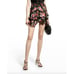 Alice + Olivia Zarya Asymmetric Mini Skirt Cherl Floral Womens 2