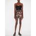 Alice + Olivia Zarya Asymmetric Mini Skirt Cherl Floral Womens 2