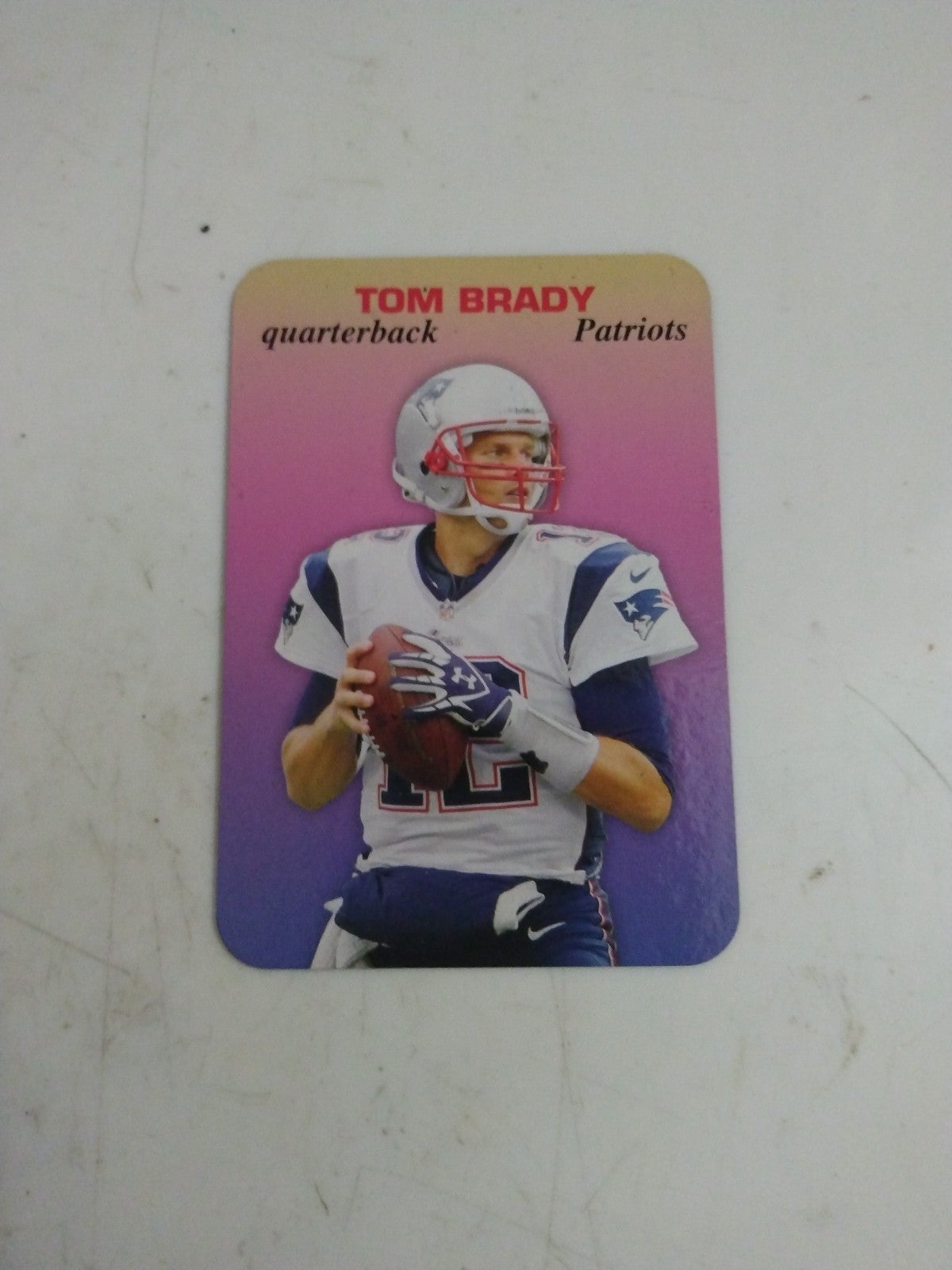 2013 NFL Topps Magic Tom Brady RETRO DIE CUT OUT OF PRINT