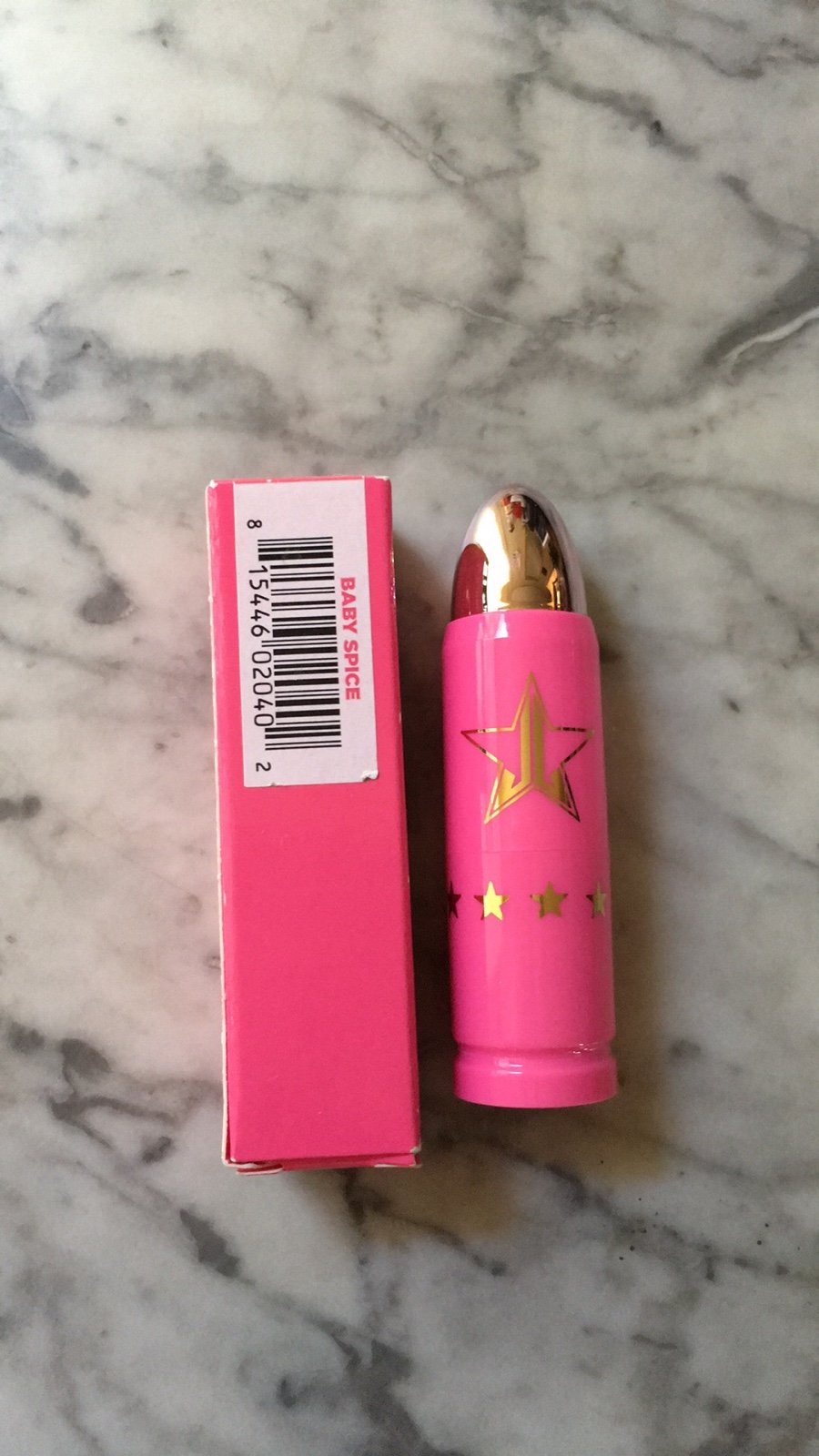 Jeffree Star lip ammo Baby spice