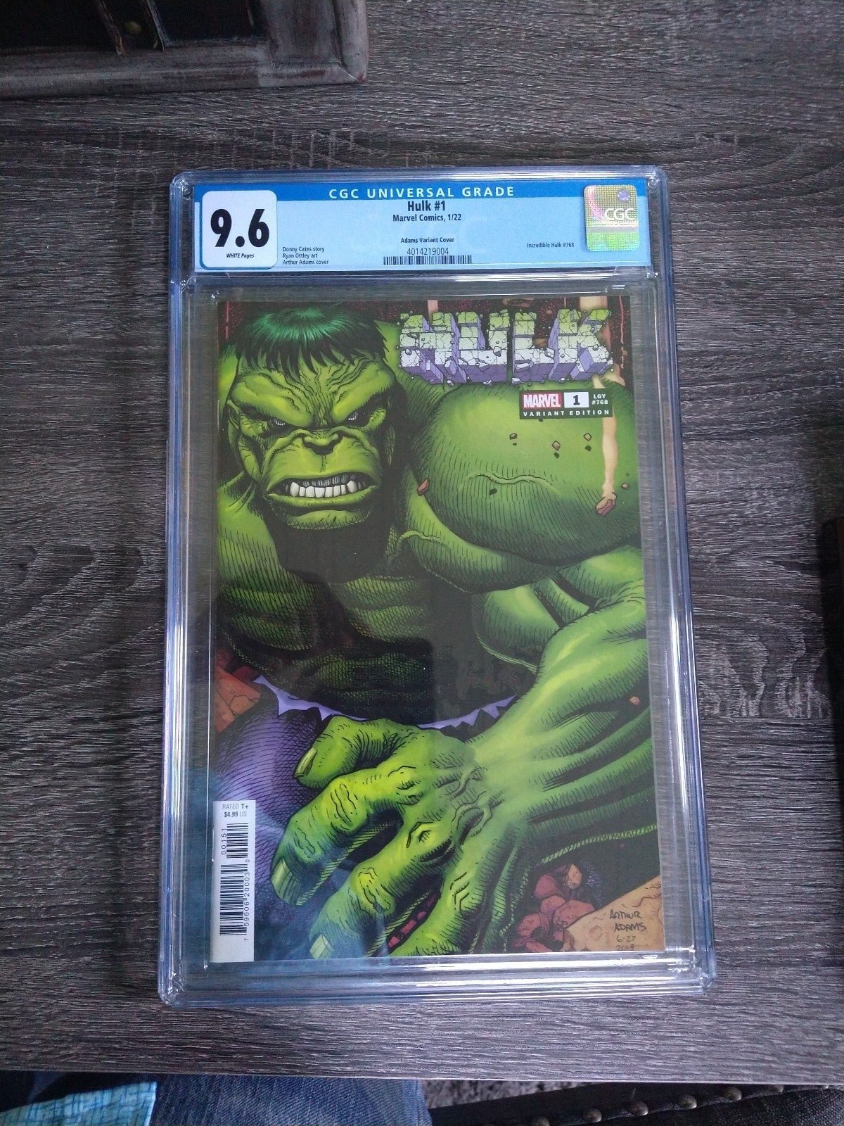 CGC 9 .6. HULK #1 Variant 1/50 Donny Cates story Ryan Ottley art