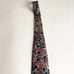 New Men’s Christian Dior Monsieur Navy Red Orange Grey Silk Classic Tie.
