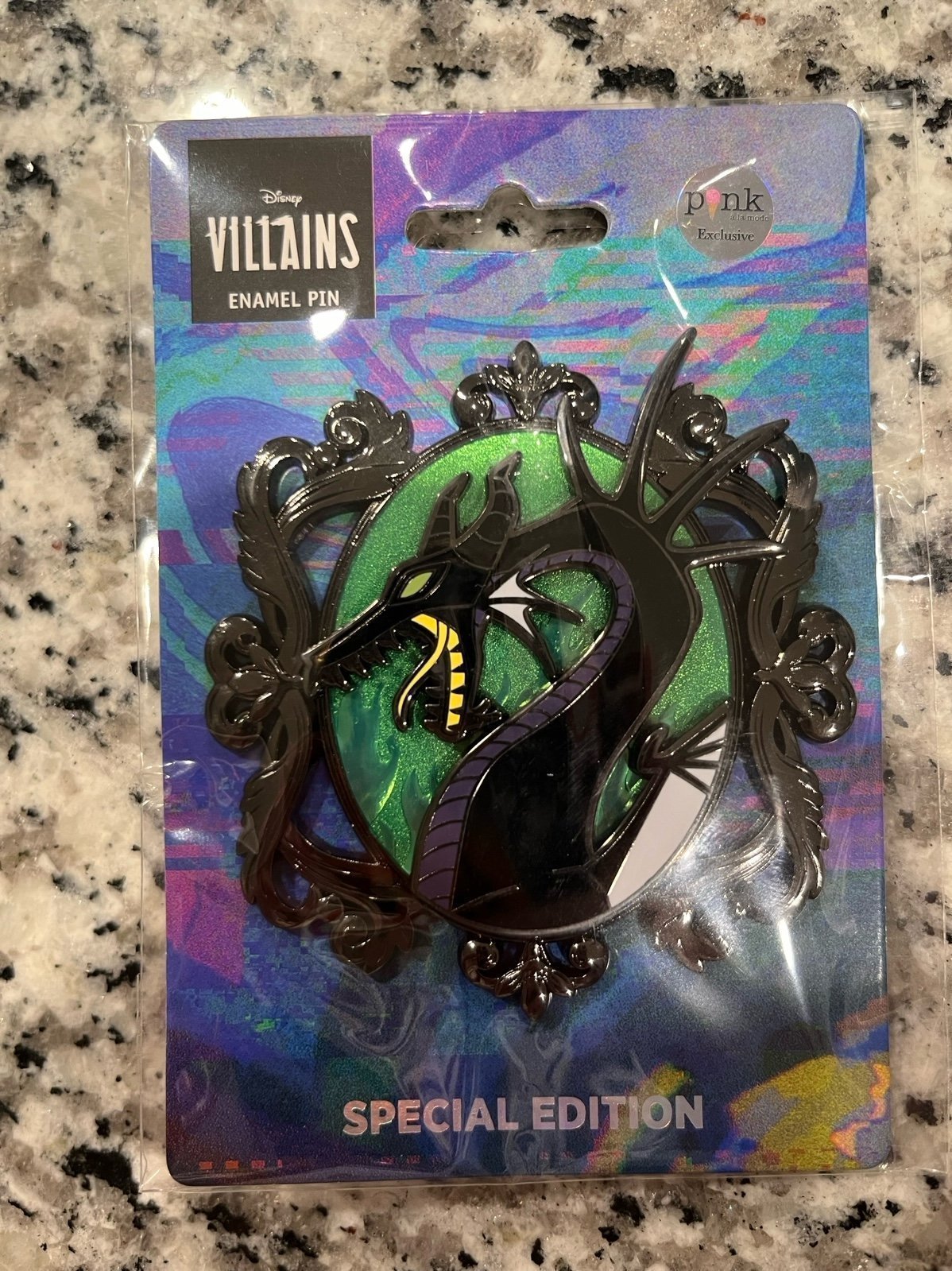 Sold Out Maleficent Dragon Cameo Pin by PALM