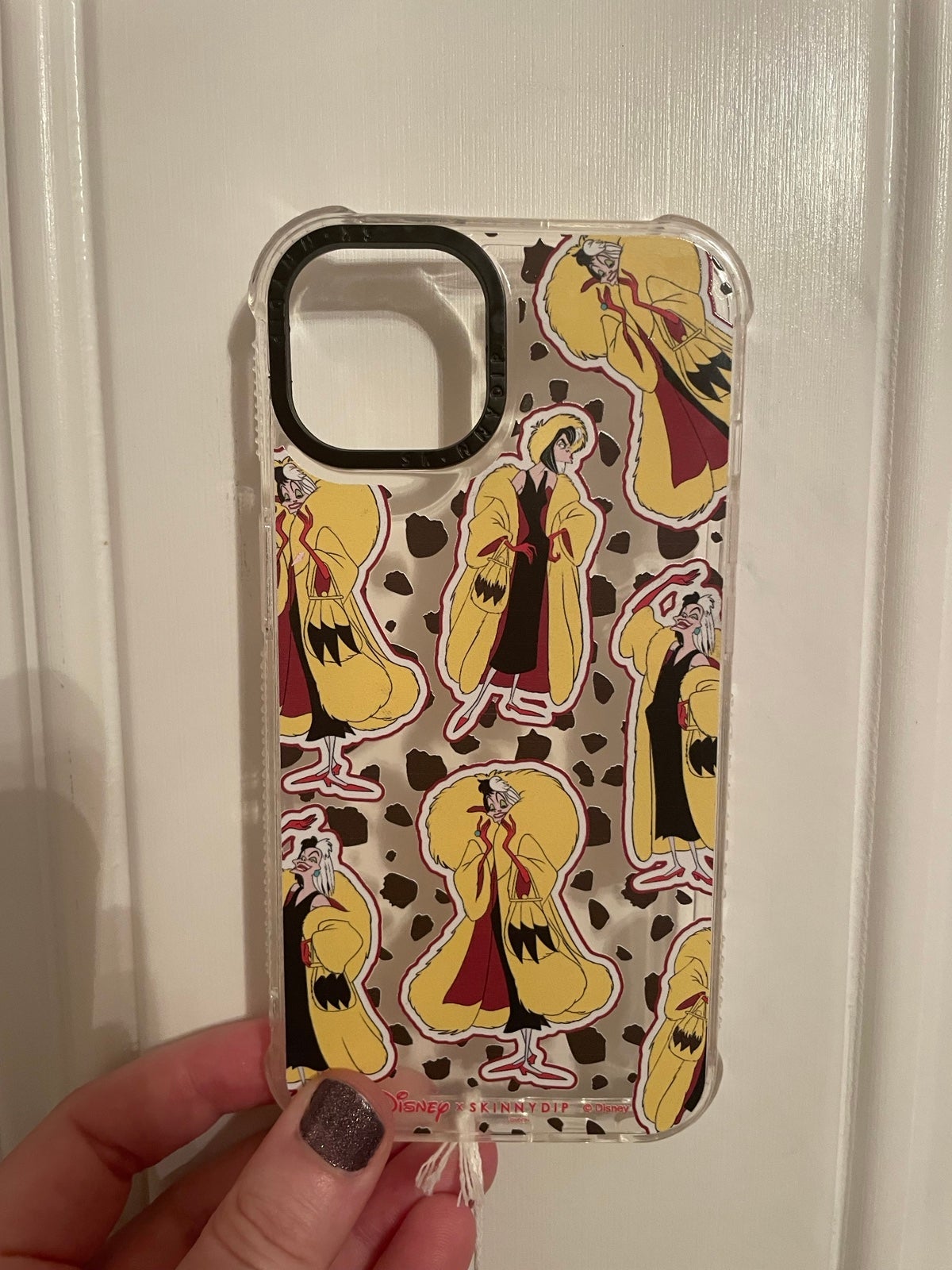 Disney Cruella de Vil / 101 Dalmations iPhone 14 case - SKINNYDIP LONDON