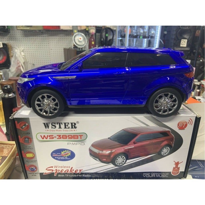 WSTER Bluetooth Wireless Speaker Car FM Radio USB Loud Sound System Rechargeable