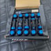 New 20PCs Blue R Max Guard Style Lug Nuts M12x1.5