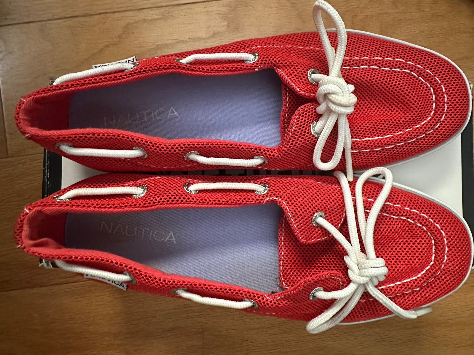 Nautica Red Canvas Shoes